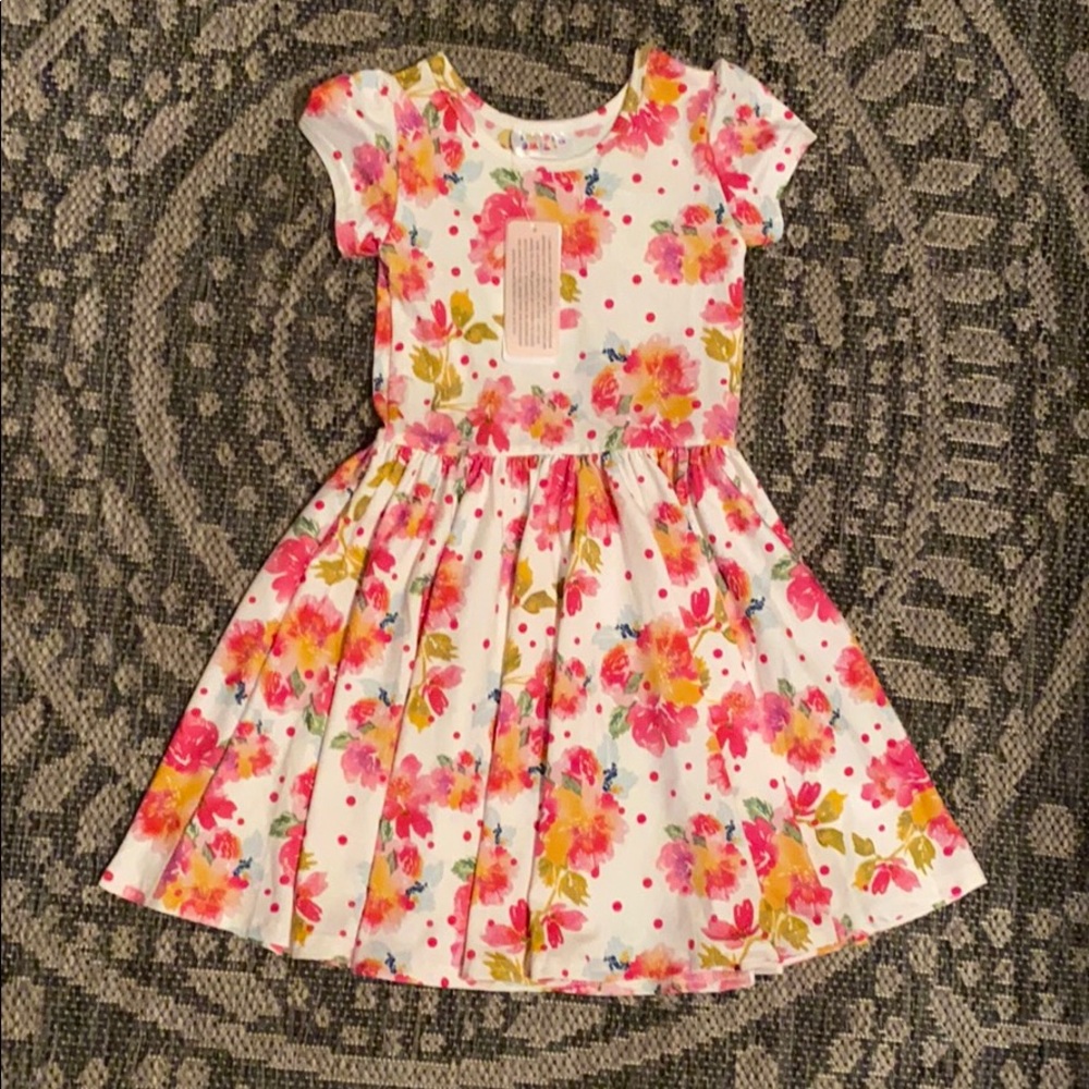 Dot dot smile floral cap 5/6